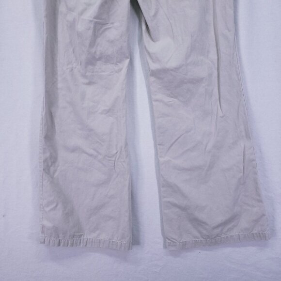 Paris Blues Soulmate Beige Button Up Front Pockets Wide Leg Cargo Pants Size 7 - Picture 12 of 15